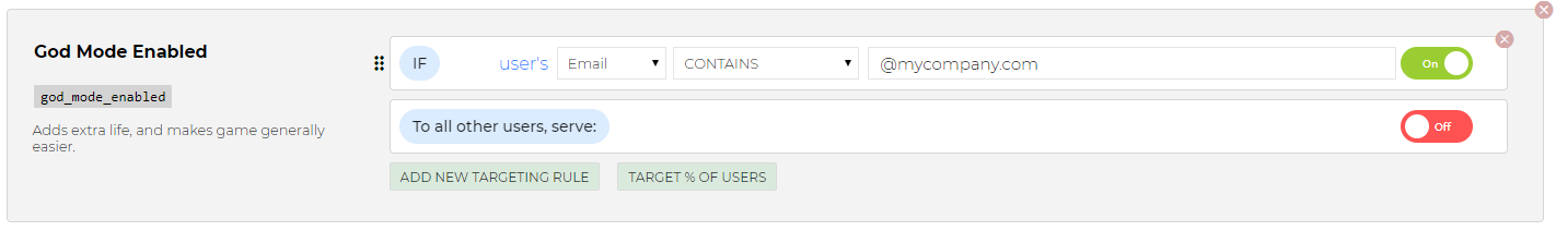Releasing your software's new feature to the users from your own company