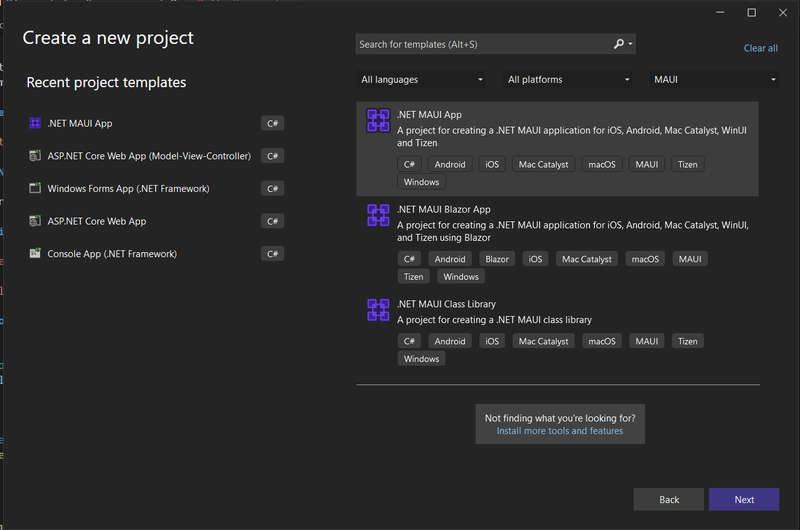 Creating the project