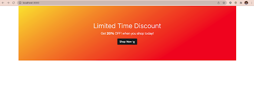 A snapshot of the sample